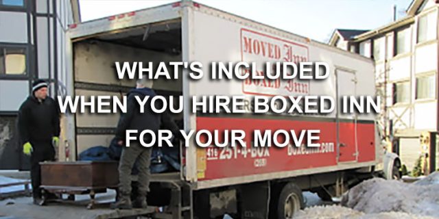 Why Choose Boxed Inn For Your Move